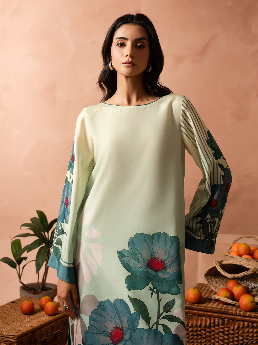 IZEL | Sunset street Pret | FLICKER - Pakistani Designer Dress - by Izel - Type : Ladies Clothes - 100% Original at Saira Sultan