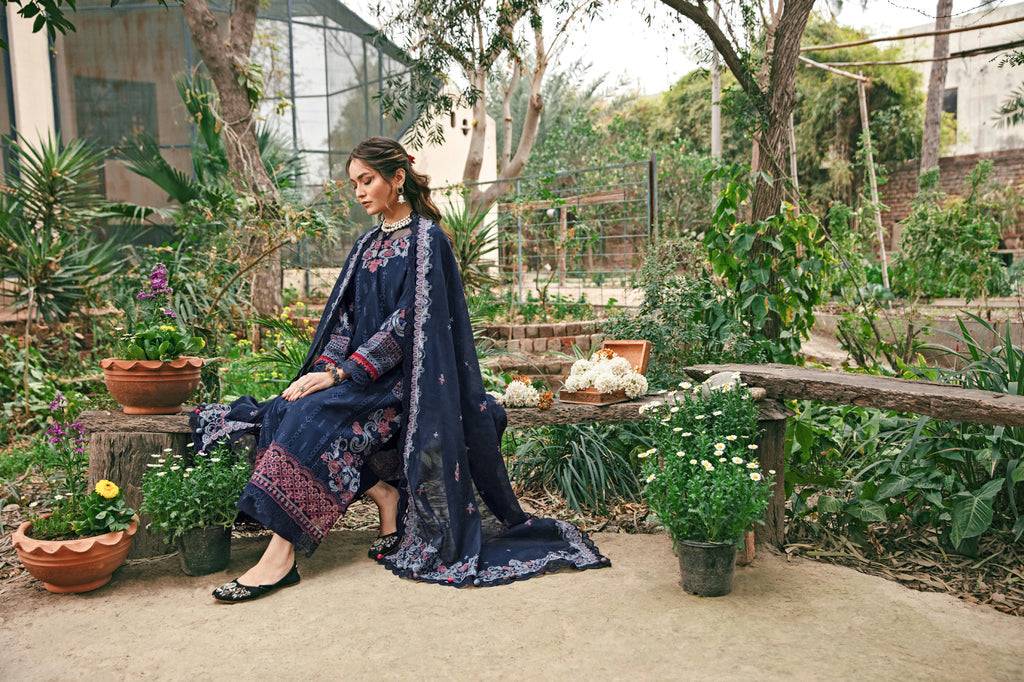 Florent | Luxury Lawn 24 | 3A - Pakistani Designer Dress - by Florent | Type: Luxury - 100% Original at Saira Sultan
