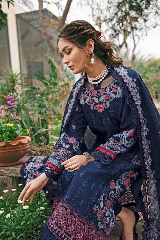 Florent | Luxury Lawn 24 | 3A - Pakistani Designer Dress - by Florent | Type: Luxury - 100% Original at Saira Sultan