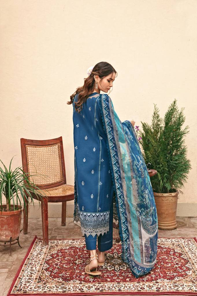 Florent | Luxury Lawn 24 | FFL-5A - Pakistani Designer Dress - by Florent | Type: Luxury - 100% Original at Saira Sultan
