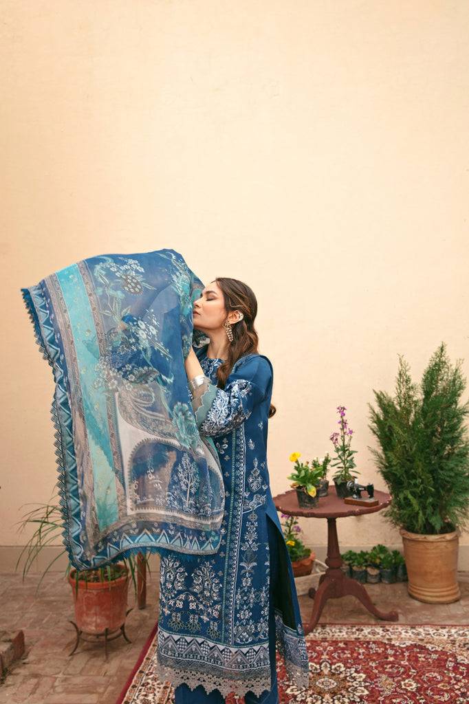 Florent | Luxury Lawn 24 | FFL-5A - Pakistani Designer Dress - by Florent | Type: Luxury - 100% Original at Saira Sultan