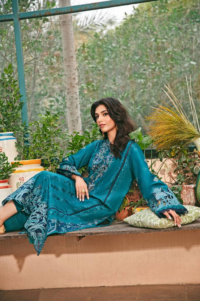 Florent | Luxury Lawn 24 | FFL-2B - Pakistani Designer Dress - by Florent | Type: Luxury - 100% Original at Saira Sultan