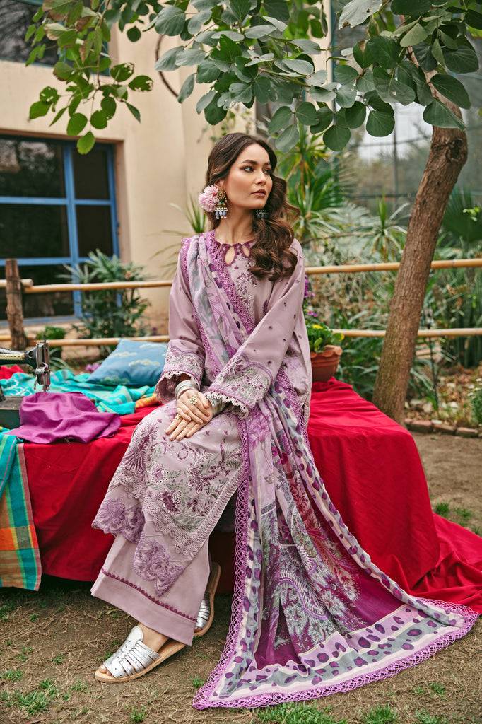 Florent | Luxury Lawn 24 | FFL-1A - Pakistani Designer Dress - by Florent | Type: Luxury - 100% Original at Saira Sultan