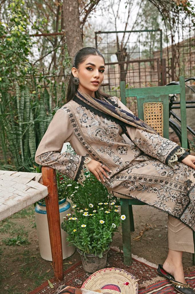 Florent | Luxury Lawn 24 | FFL-5B - Pakistani Designer Dress - by Florent | Type: Luxury - 100% Original at Saira Sultan