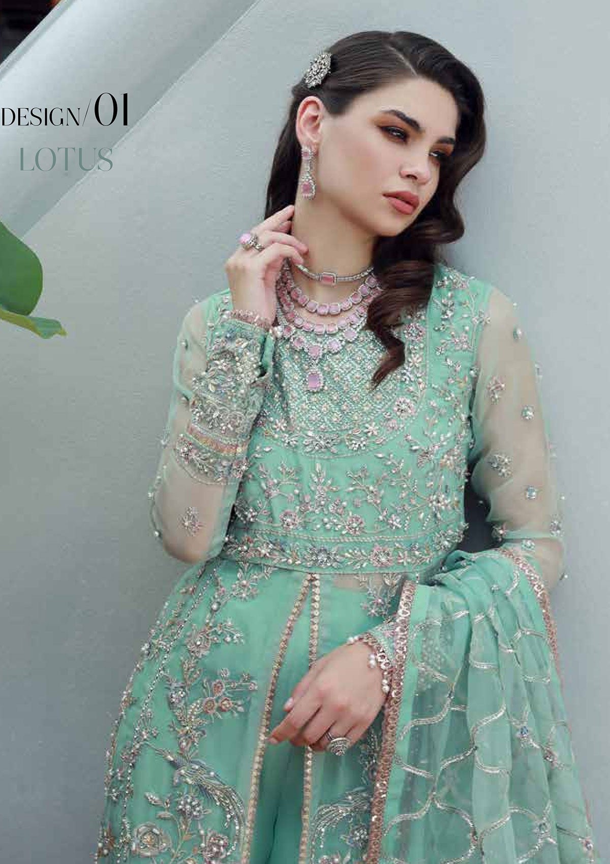 Ezra | Wedding Collection | EW24#01 - Lotus - Pakistani Designer Dress - by Ezra | Type: Formal - 100% Original at Saira Sultan
