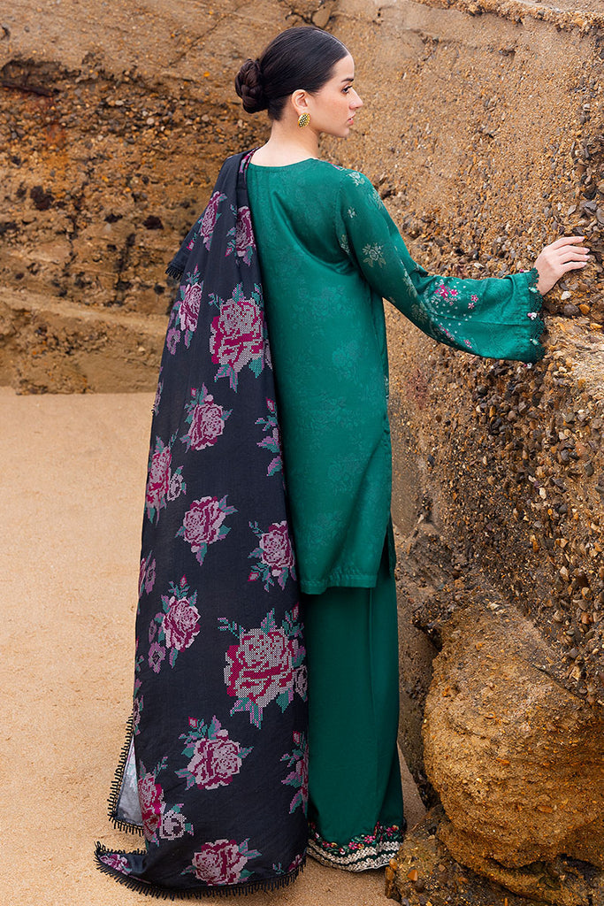 Cross Stitch | Cotton Satin 25 | GARLAND WHISPER - Pakistani Designer Dress - by Cross Stitch - Type : Ladies Clothes - 100% Original at Saira Sultan