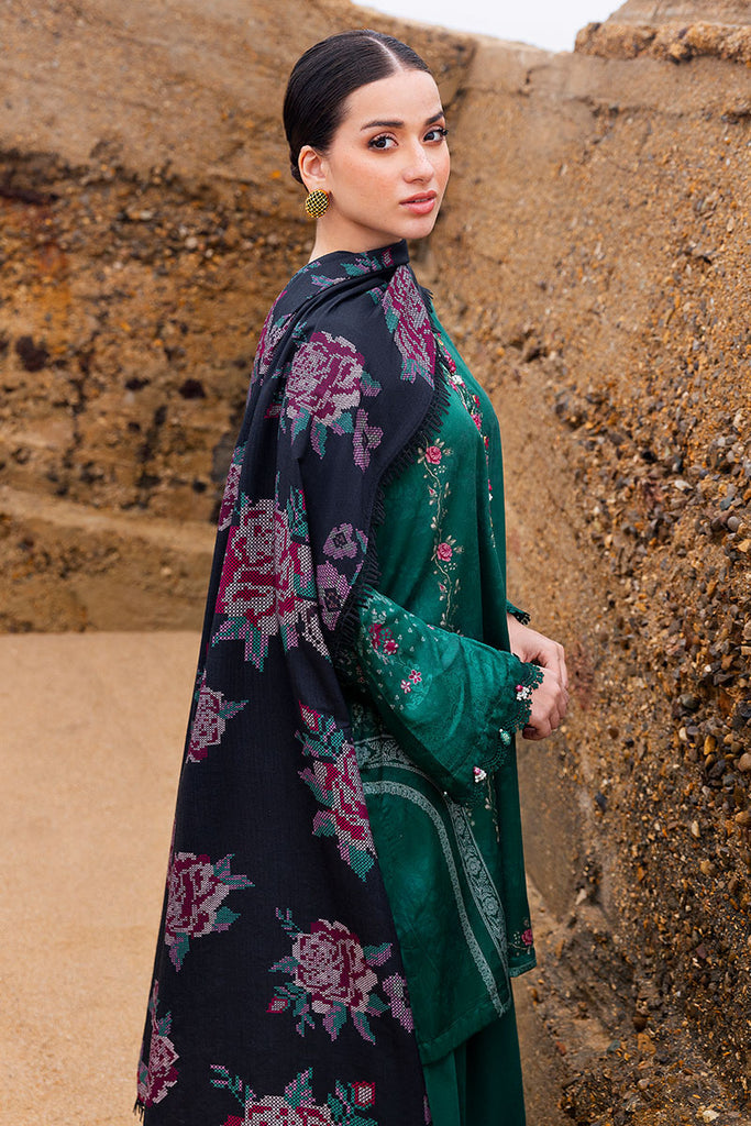 Cross Stitch | Cotton Satin 25 | GARLAND WHISPER - Pakistani Designer Dress - by Cross Stitch - Type : Ladies Clothes - 100% Original at Saira Sultan