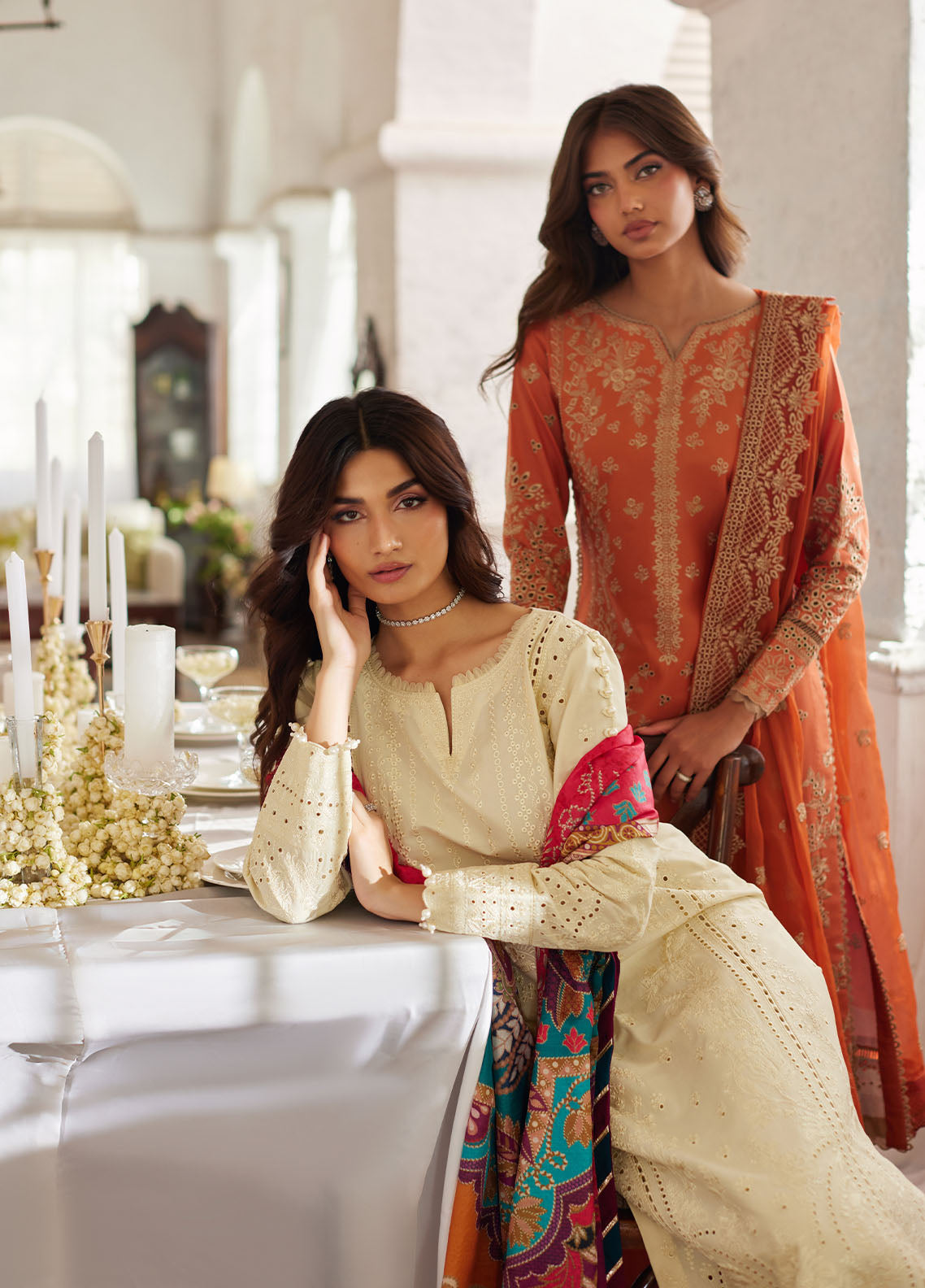 Bin Ilyas | Carnival Summer Edit 25 | Solara XL Deep Saffron Lawn
