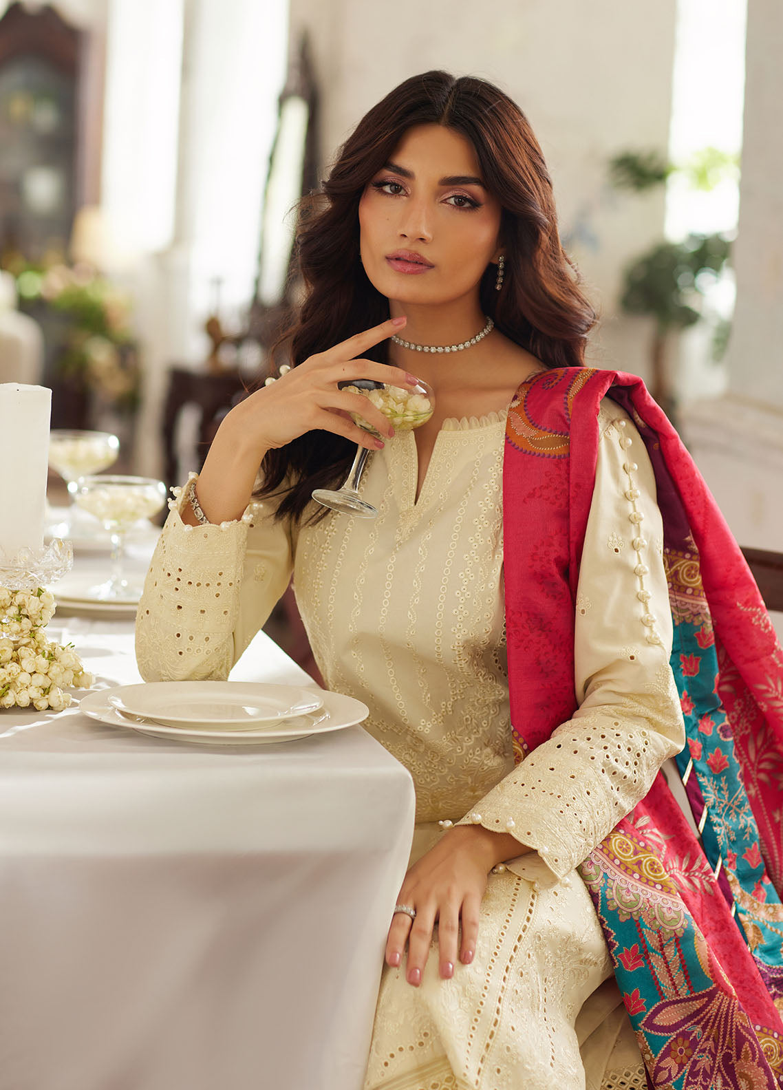 Bin Ilyas | Carnival Summer Edit 25 | Azmin L Ivory Lawn