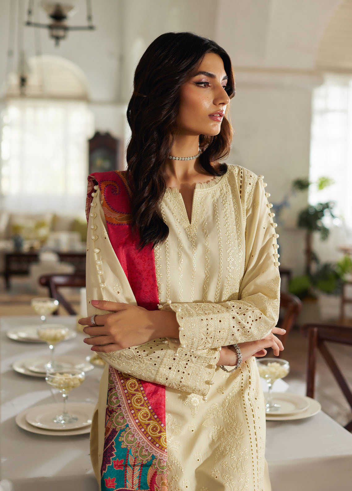 Bin Ilyas | Carnival Summer Edit 25 | Azmin M Ivory Lawn