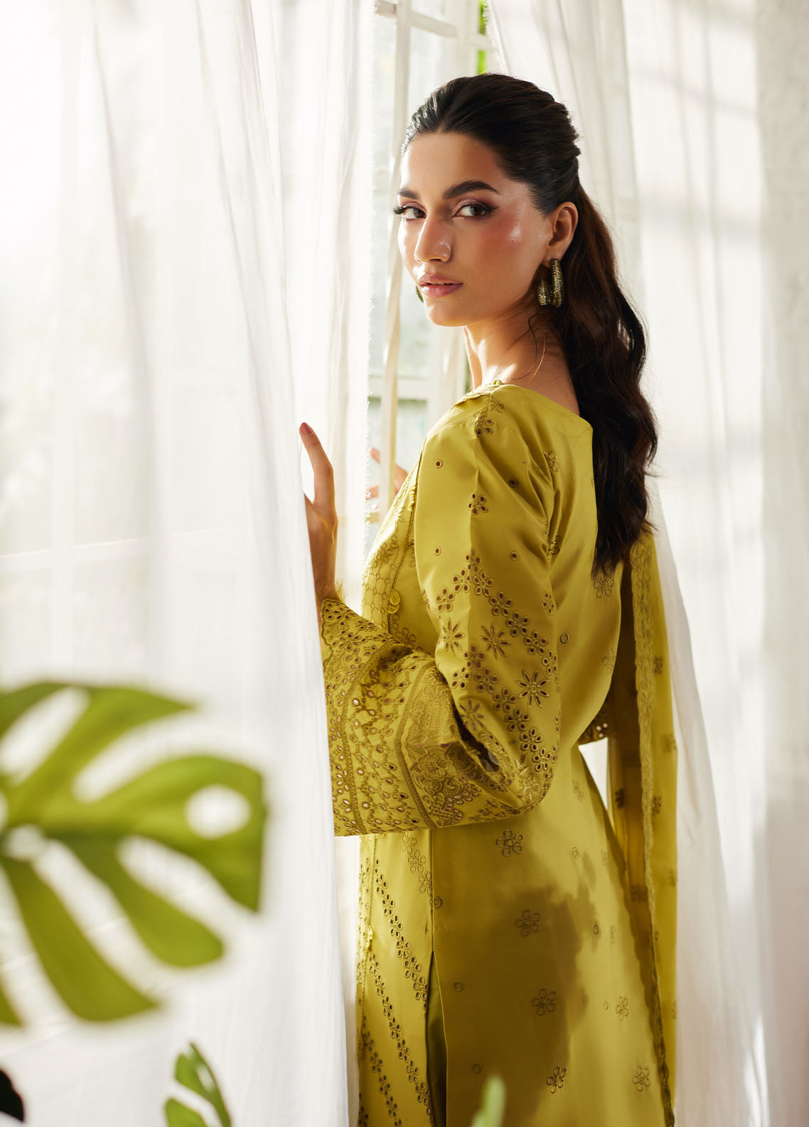 Bin Ilyas | Carnival Summer Edit 25 | Aurelia L Olive Lawn