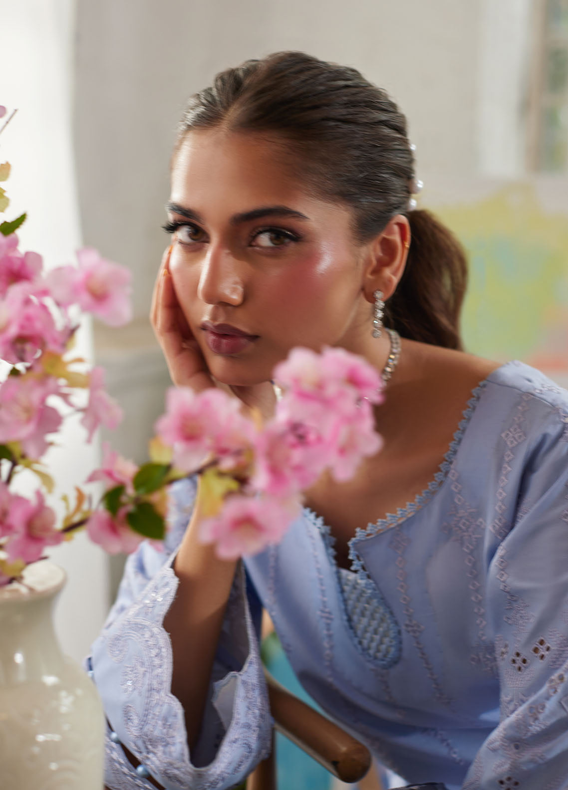 Bin Ilyas | Carnival Summer Edit 25 | Zorya M Light Lavender Lawn