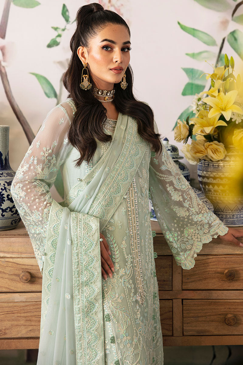 Gulaal | Embroidered Chiffon 24 | Jade - Pakistani Designer Dress - by Gulaal | Type: Formal - 100% Original at Saira Sultan