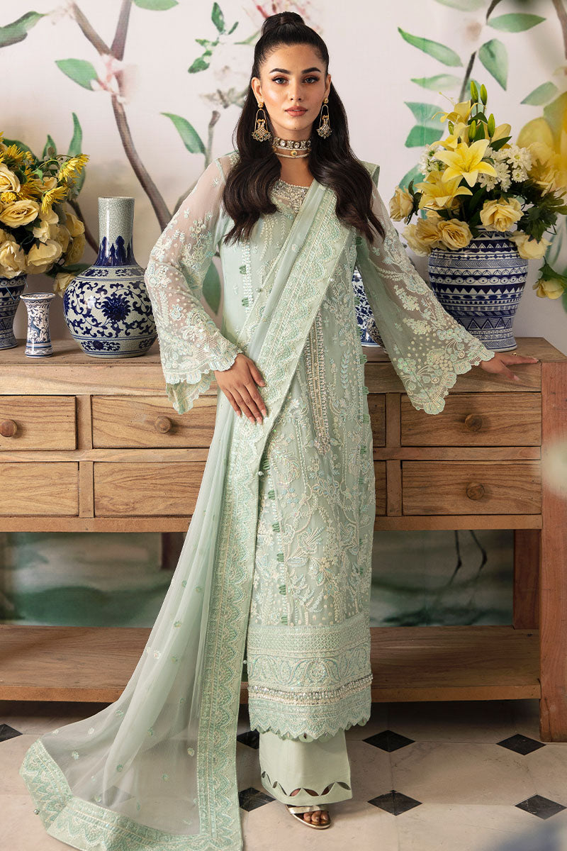 Gulaal | Embroidered Chiffon 24 | Jade - Pakistani Designer Dress - by Gulaal | Type: Formal - 100% Original at Saira Sultan