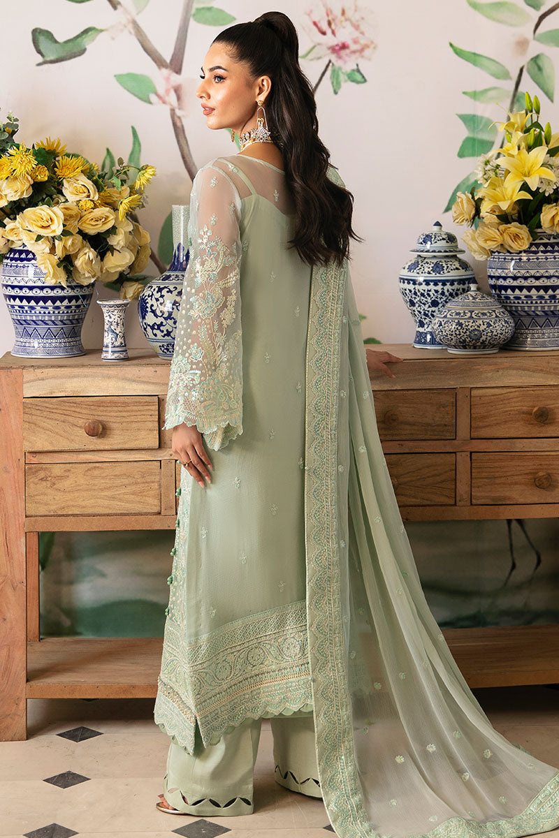 Gulaal | Embroidered Chiffon 24 | Jade - Pakistani Designer Dress - by Gulaal | Type: Formal - 100% Original at Saira Sultan