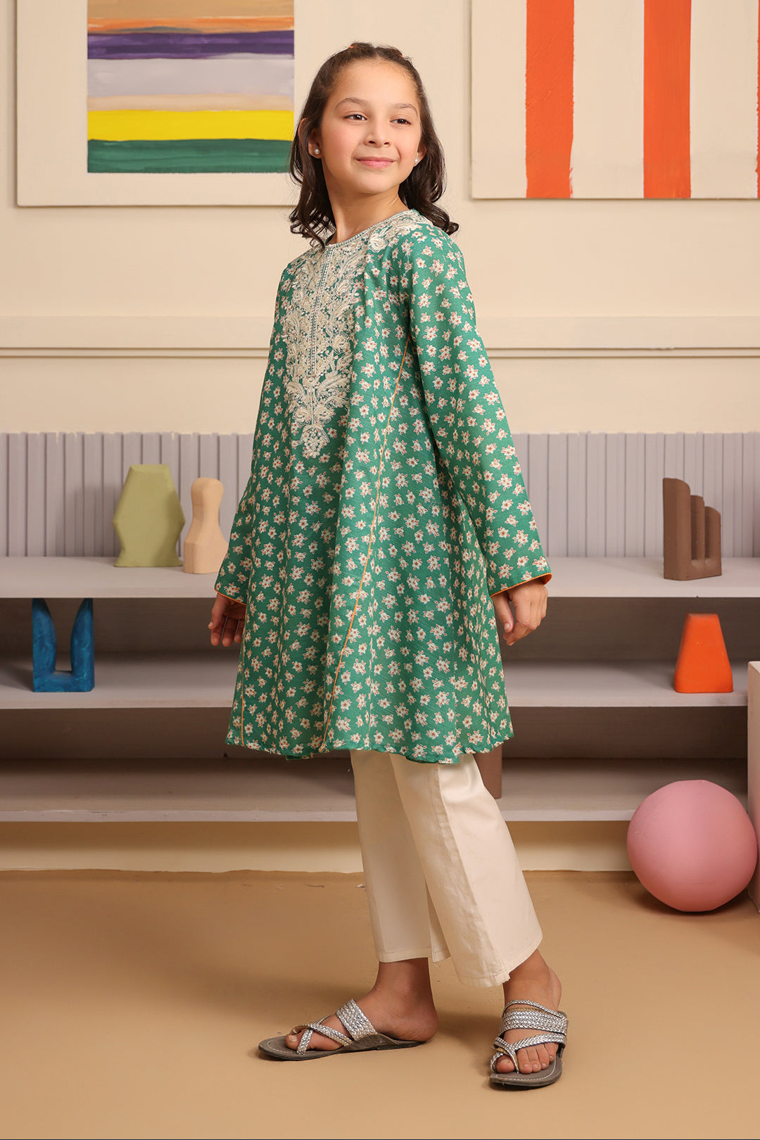 Zellbury Girls | 1 Piece Viscose | Embroidered Kurta - 1701