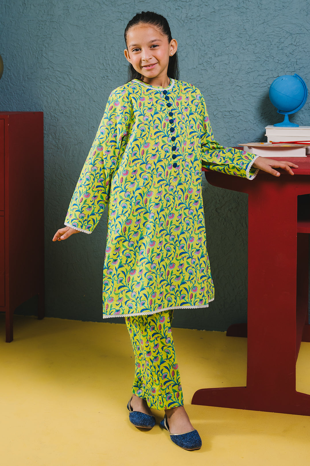 Zellbury Girls | 2 Piece Cambric | Kurta Trouser - 2679