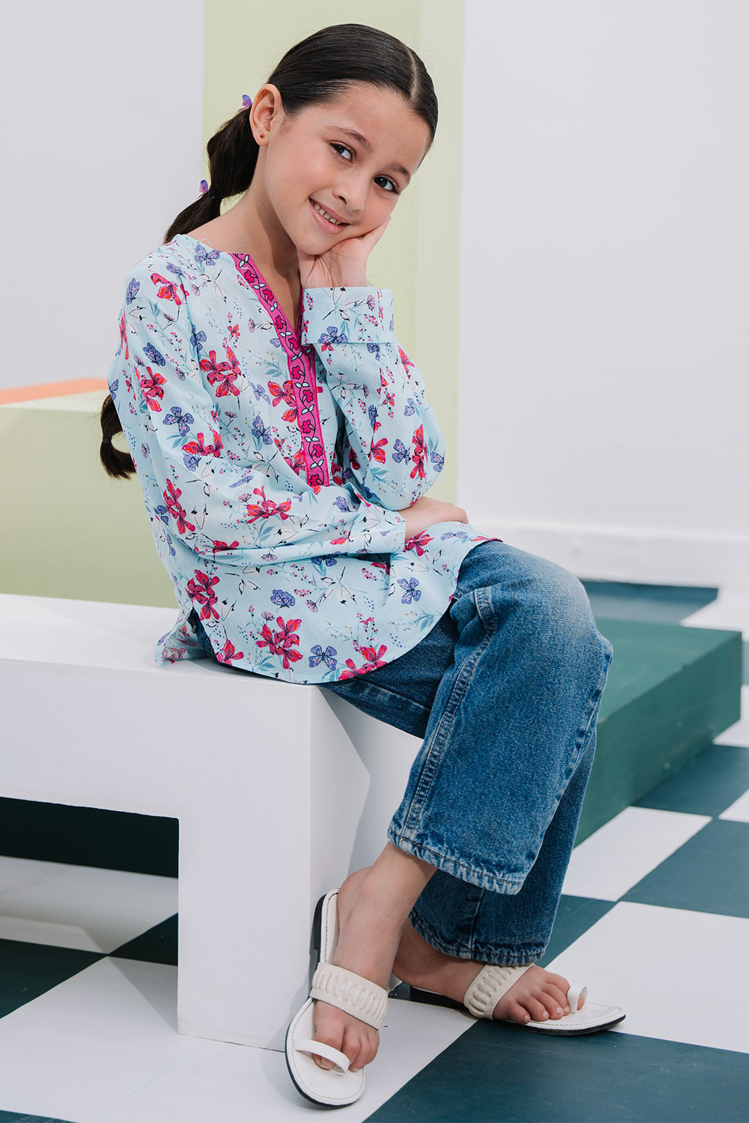 Zellbury Girls | 1 Piece Lawn | Kurta - 1387