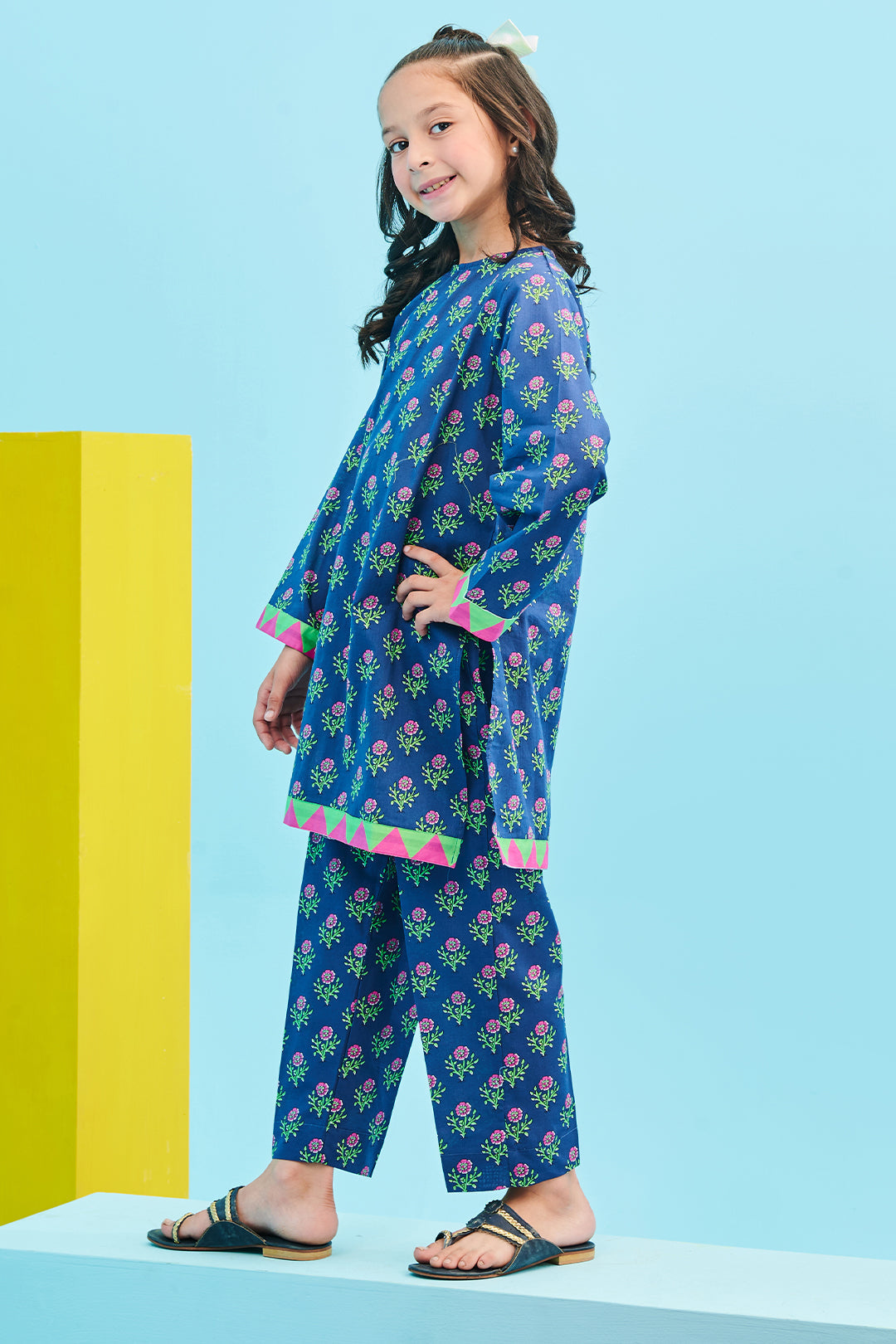 Zellbury Girls | 2 Piece Lawn | Kurta Trouser - 2412