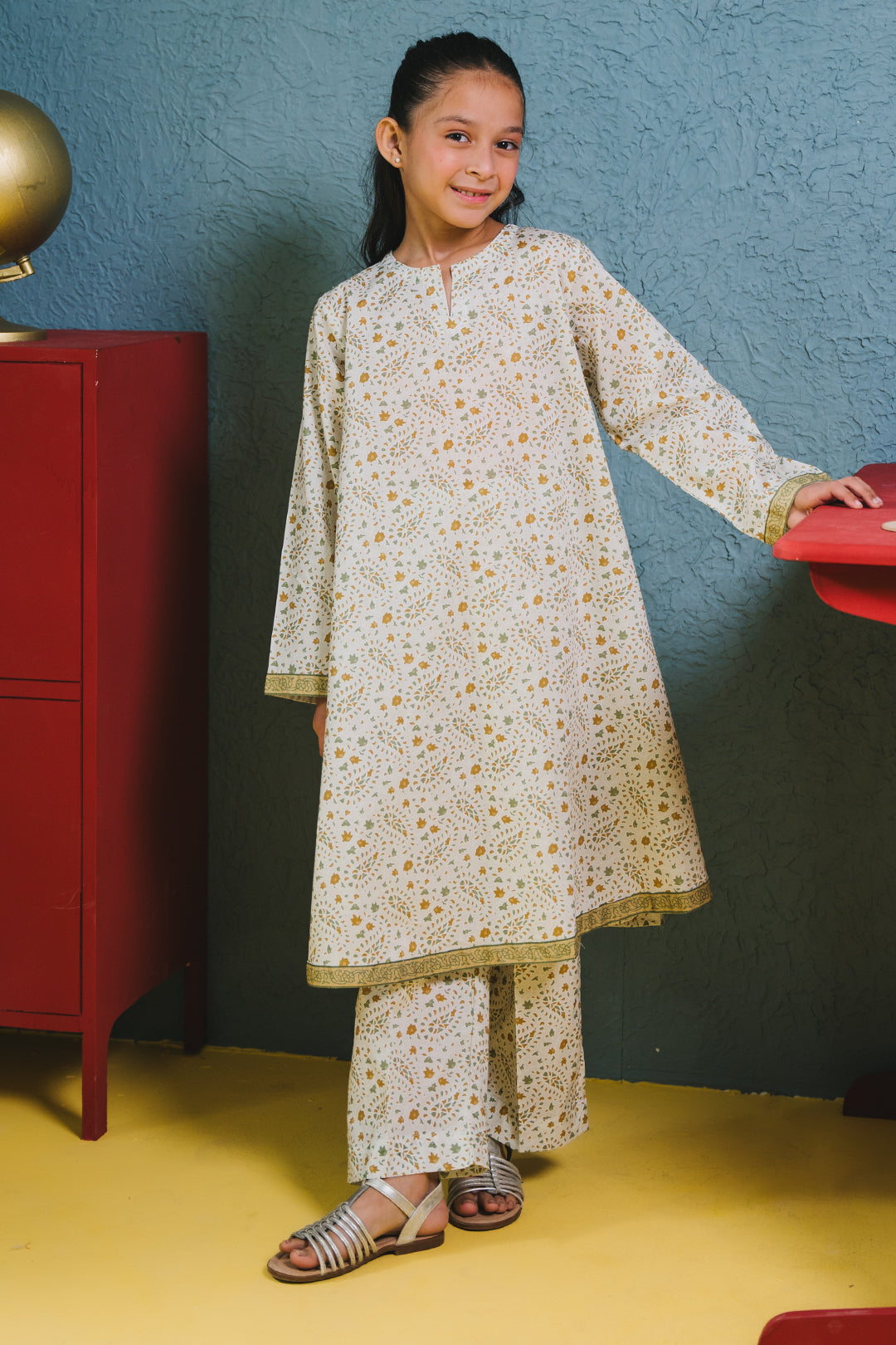 Zellbury Girls | 2 Piece Lawn | Kurta Trouser - 2415