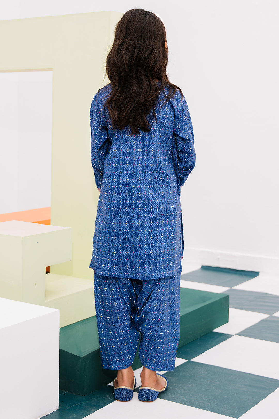 Zellbury Girls | 2 Piece Lawn | Embroidered Kurta Trouser - 2434