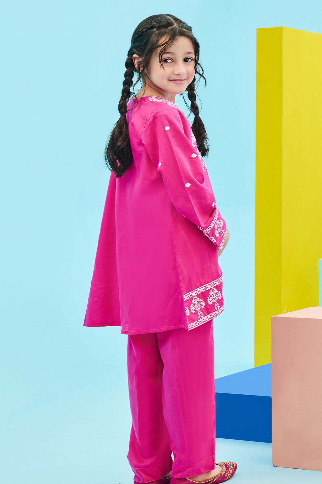 Zellbury Girls | 2 Piece Lawn | Embroidered Kurta Trouser - 2464