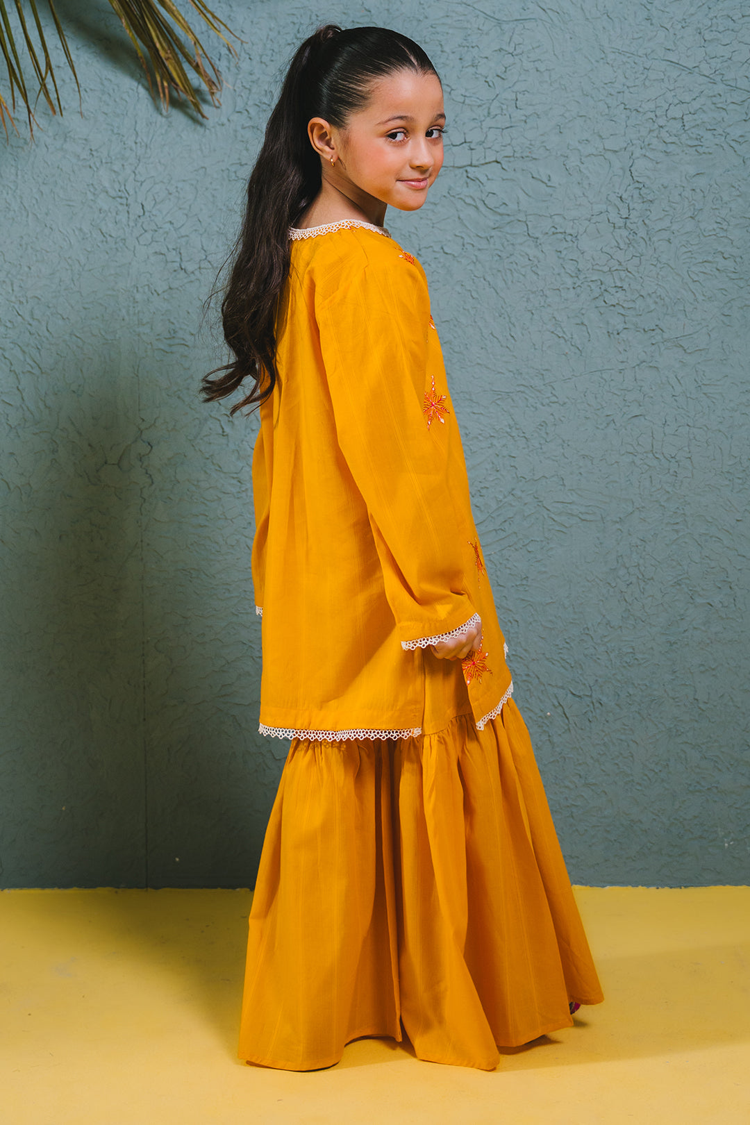 Zellbury Girls | 2 Piece Lawn | Embroidered Kurta Trouser - 2465