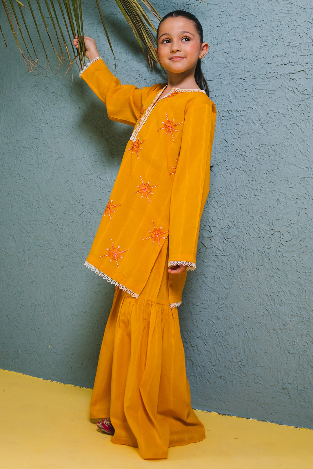 Zellbury Girls | 2 Piece Lawn | Embroidered Kurta Trouser - 2465