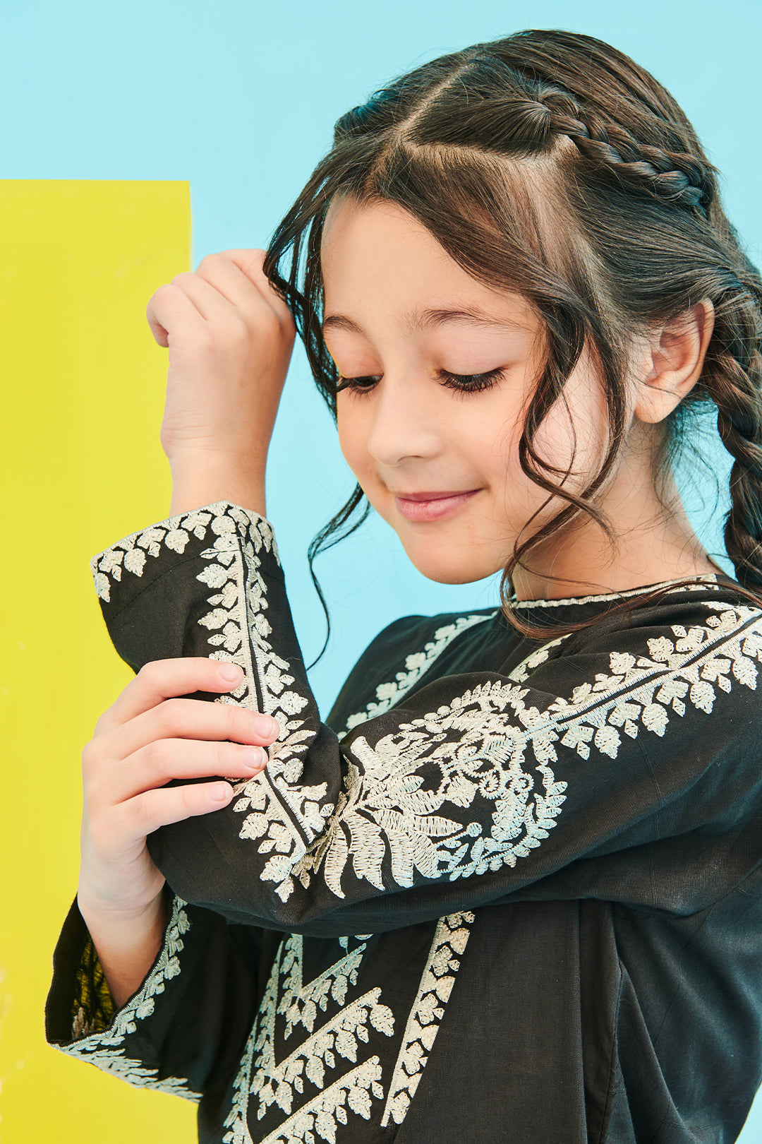 Zellbury Girls | 2 Piece Lawn | Embroidered Kurta Trouser - 2466