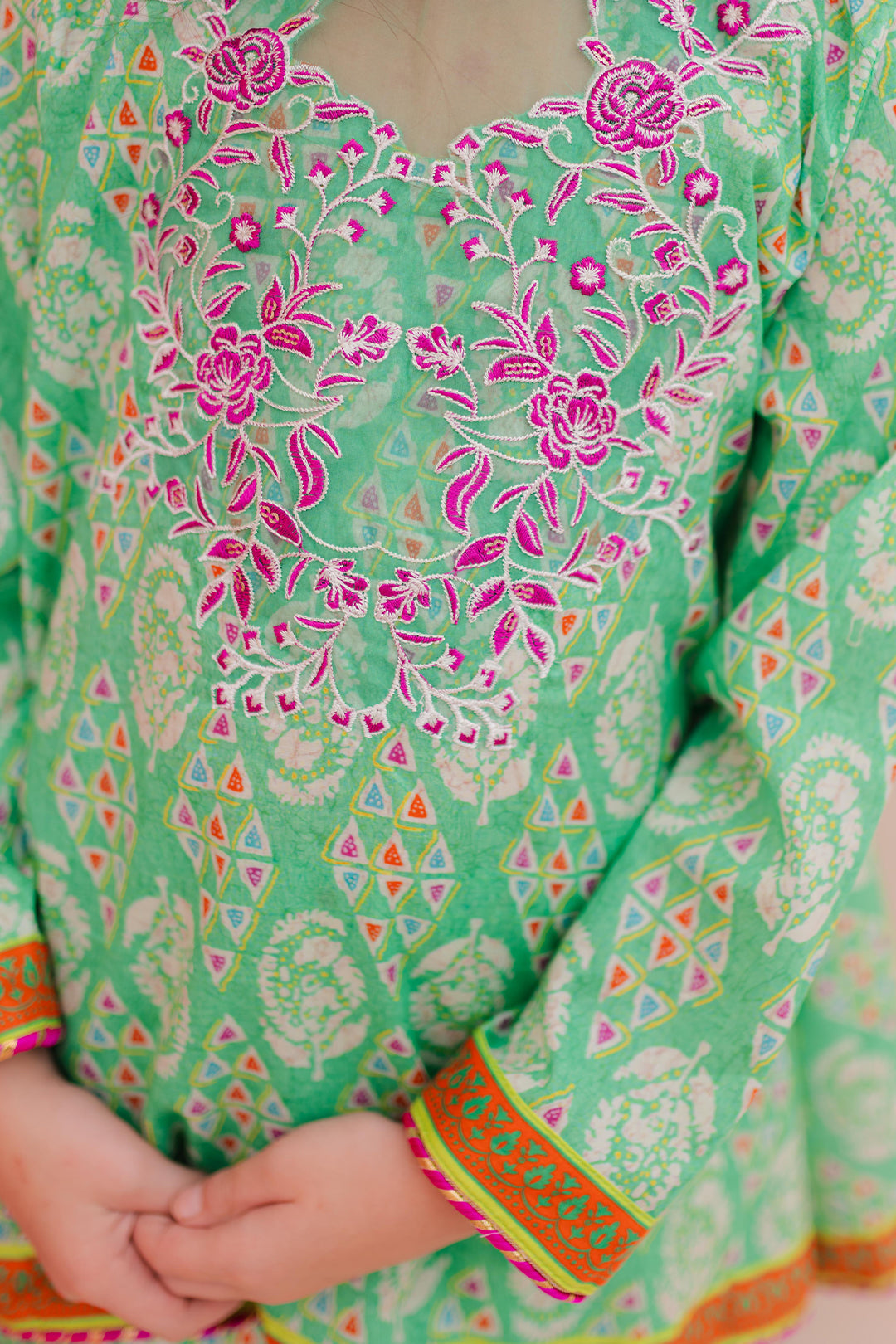 Zellbury Girls | 2 Piece Lawn | Embroidered Kurta Trouser - 2469
