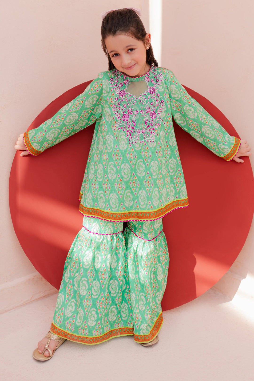 Zellbury Girls | 2 Piece Lawn | Embroidered Kurta Trouser - 2469