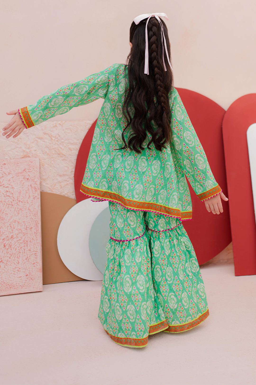 Zellbury Girls | 2 Piece Lawn | Embroidered Kurta Trouser - 2469