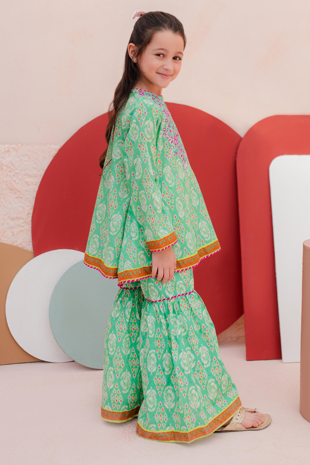 Zellbury Girls | 2 Piece Lawn | Embroidered Kurta Trouser - 2469