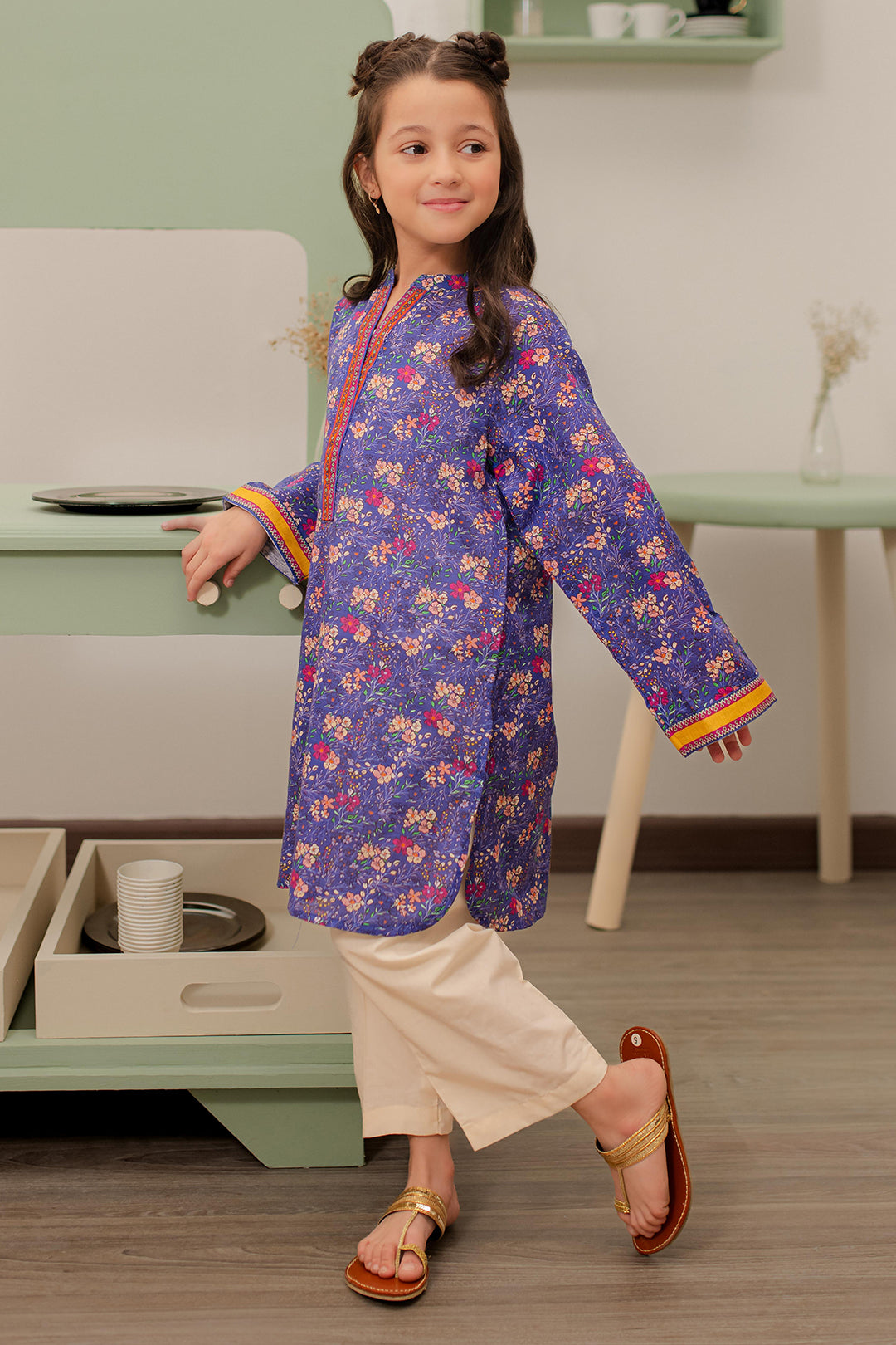 Zellbury Girls | 1 Piece Khaddar | Kurta - 1753
