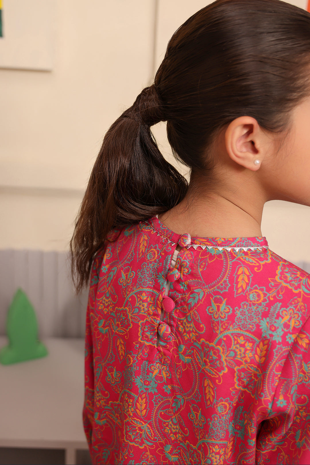 Zellbury Girls | 2 Piece Viscose | Embroidered Kurta Trouser - 2730
