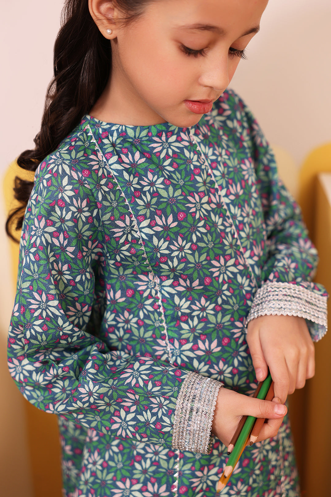 Zellbury Girls | 2 Piece Karandi | Kurta Trouser - 2762