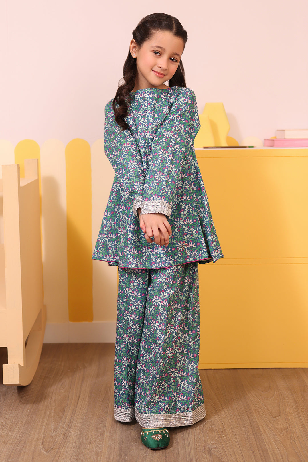 Zellbury Girls | 2 Piece Karandi | Kurta Trouser - 2762