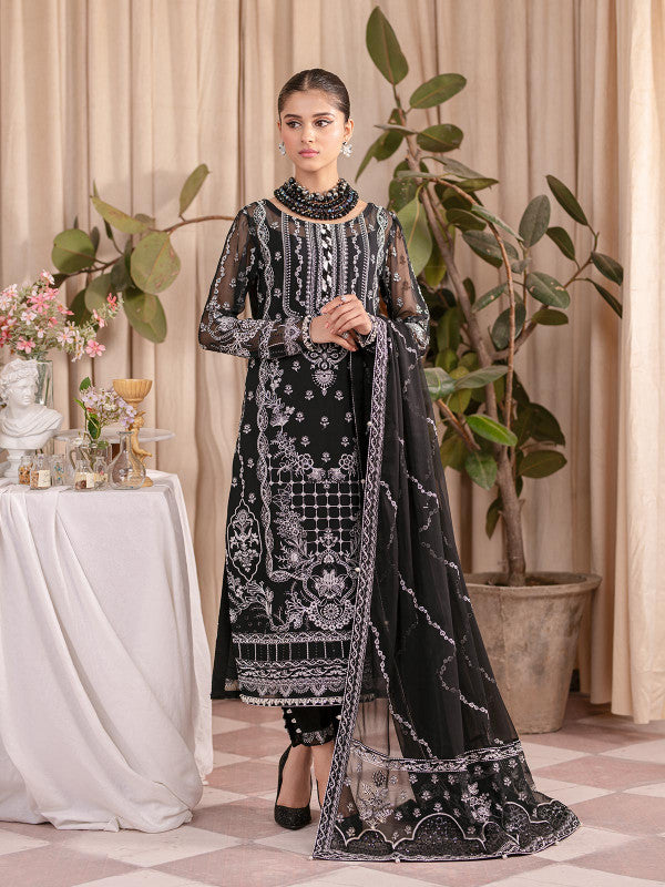 Gulaal | Embroidered Chiffon 23 | MAHJABEEN UC-01 - Pakistani Designer Dress - by Gulaal | Type: Formal - 100% Original at Saira Sultan
