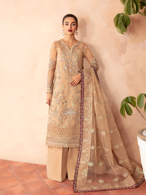 Gulaal | Embroidered Chiffon 23 | EMILIA GL-LP-V2-14 - Pakistani Designer Dress - by Gulaal | Type: Bridal - 100% Original at Saira Sultan
