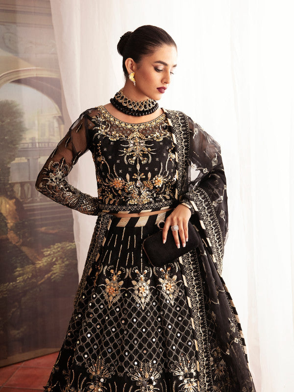 Gulaal | Embroidered Chiffon 23 | STELLA GL-LP-V2-13 - Pakistani Designer Dress - by Gulaal | Type: Bridal - 100% Original at Saira Sultan