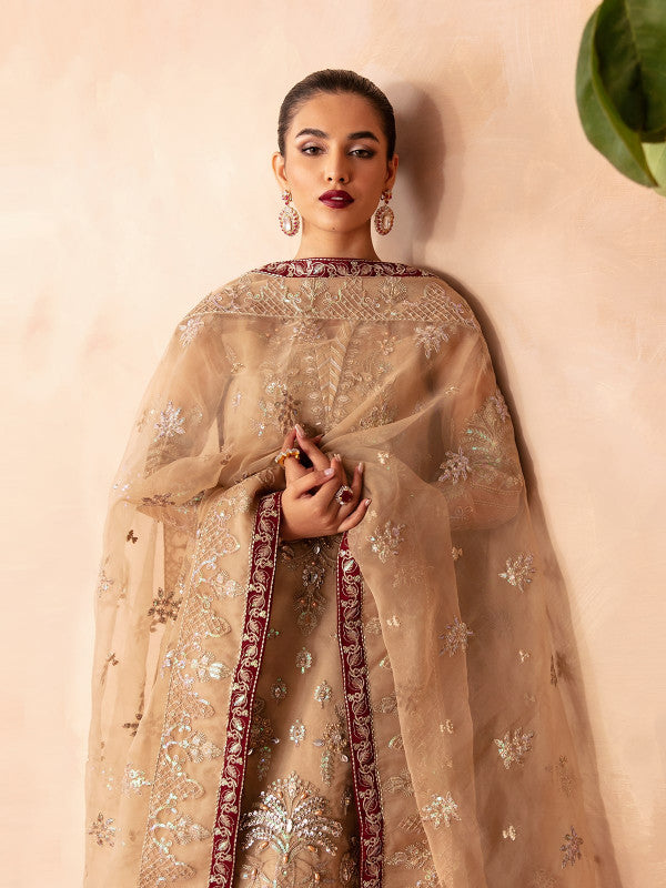 Gulaal | Embroidered Chiffon 23 | EMILIA GL-LP-V2-14 - Pakistani Designer Dress - by Gulaal | Type: Bridal - 100% Original at Saira Sultan