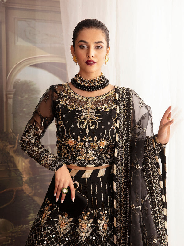 Gulaal | Embroidered Chiffon 23 | STELLA GL-LP-V2-13 - Pakistani Designer Dress - by Gulaal | Type: Bridal - 100% Original at Saira Sultan