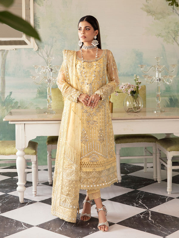 Gulaal | Embroidered Chiffon 23 | ANIYA GL-LP-V2-10 - Pakistani Designer Dress - by Gulaal | Type: Formal - 100% Original at Saira Sultan