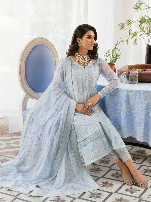 Gulaal | Embroidered Chiffon 23 | Wisteria - Pakistani Designer Dress - by Gulaal | Type: Formal - 100% Original at Saira Sultan