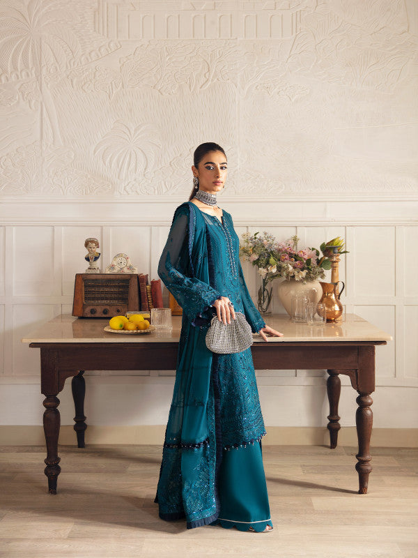 Gulaal | Embroidered Chiffon 23 | MARLEEN GL-EC-23V1-08 - Pakistani Designer Dress - by Gulaal | Type: Formal - 100% Original at Saira Sultan