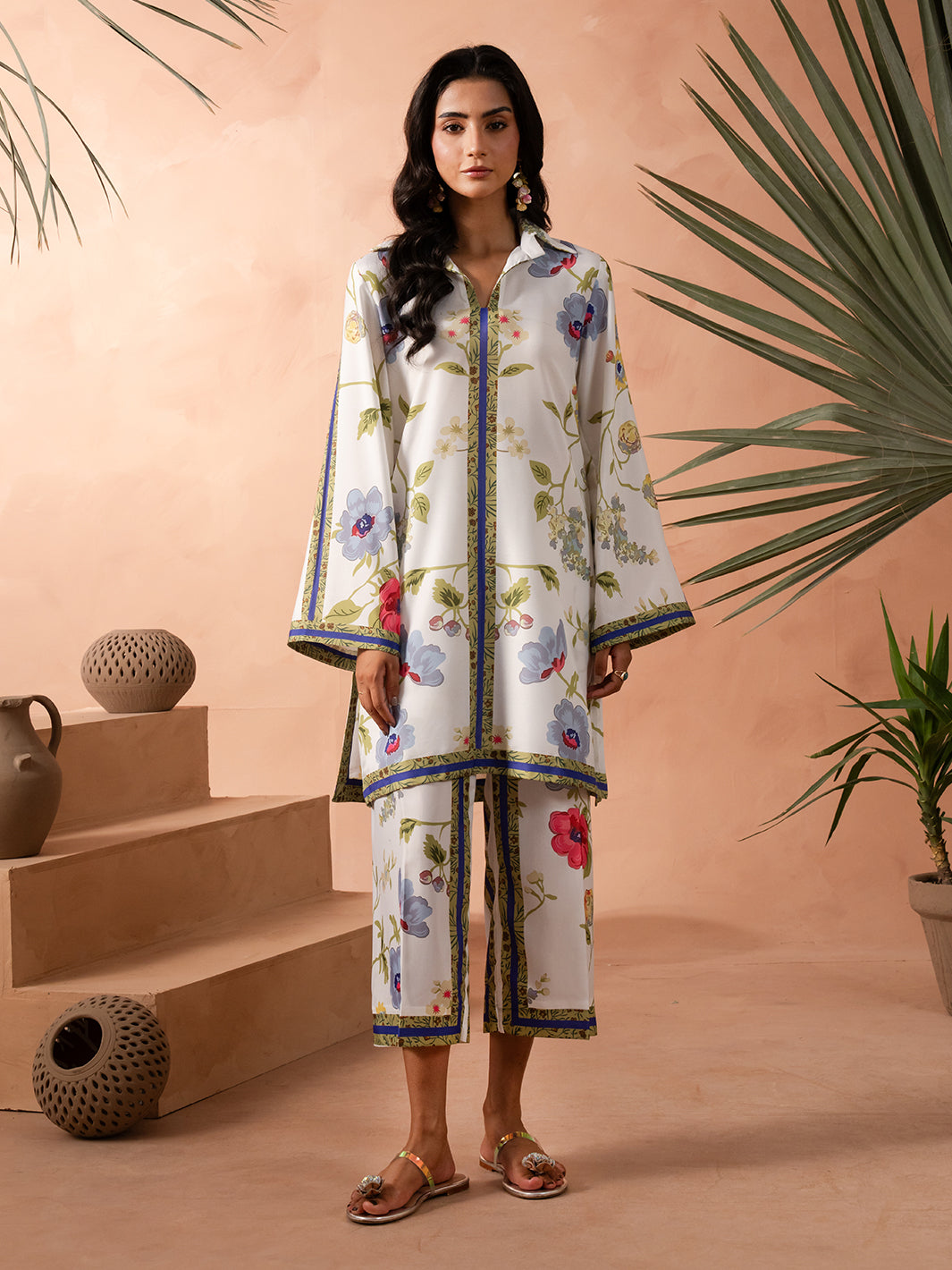 IZEL | Sunset street Pret | GLEAM - Pakistani Designer Dress - by Izel - Type : Ladies Clothes - 100% Original at Saira Sultan