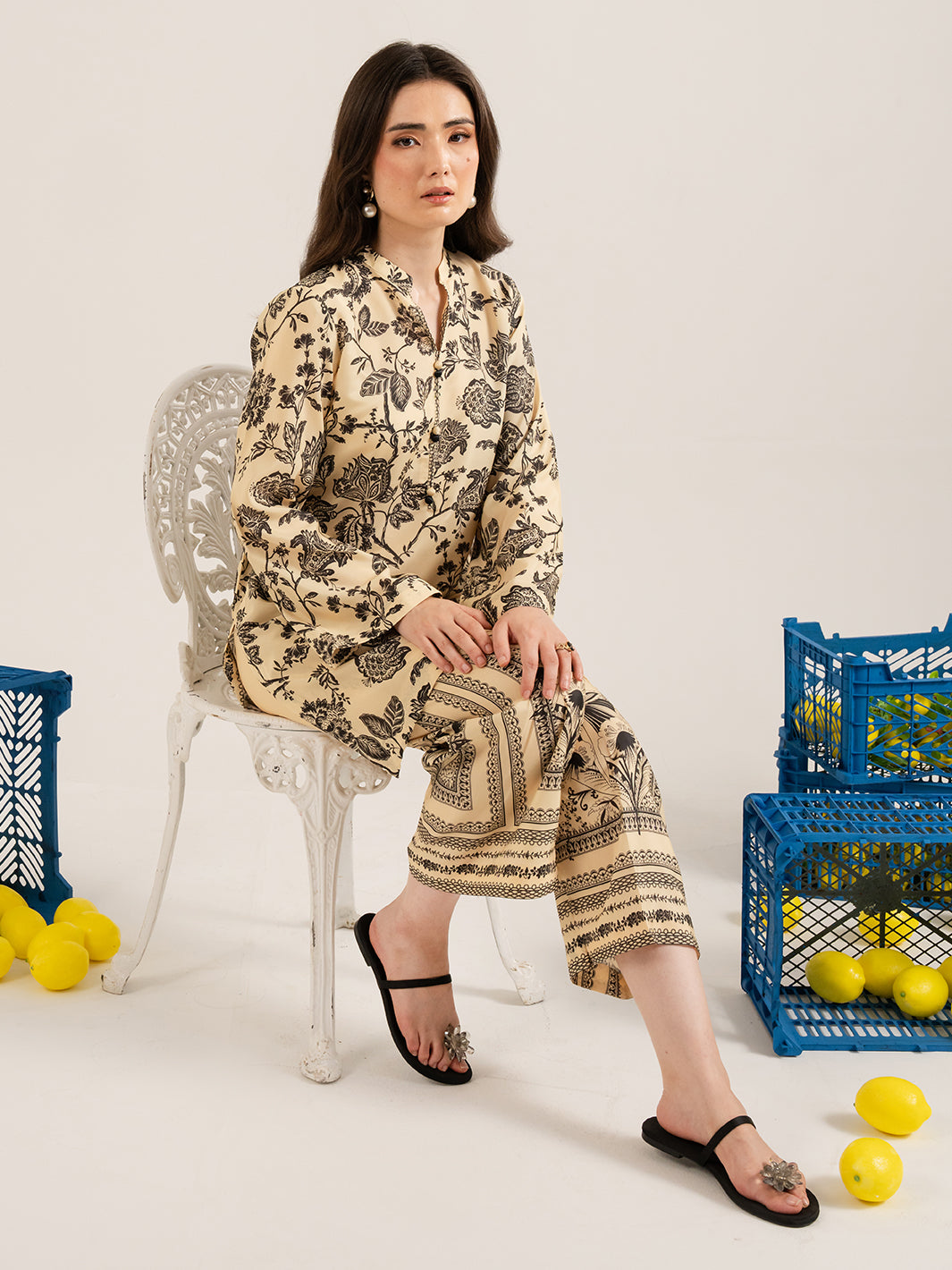 IZEL | Sunset street Pret | GLOW - Pakistani Designer Dress - by Izel - Type : Ladies Clothes - 100% Original at Saira Sultan