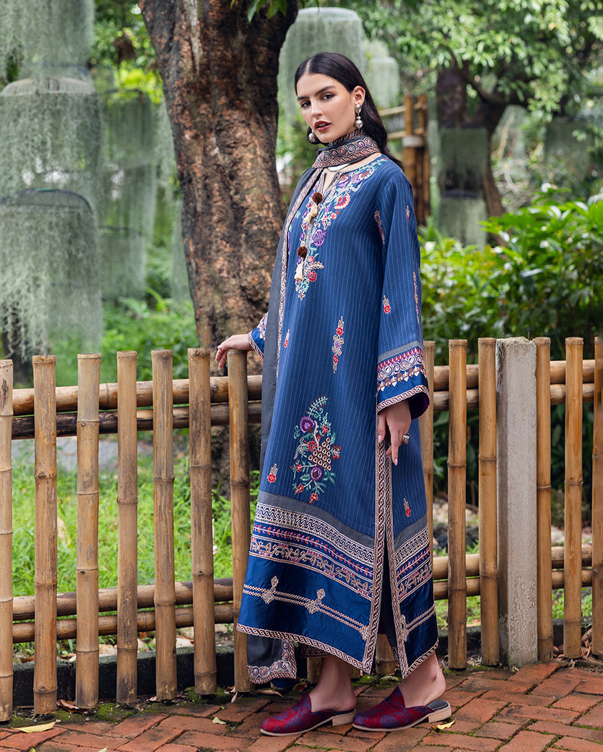 Mushq | Hemline Karandi | Granite Song by Mushq - Designer Dress - Type : Ladies Clothes - Available at Saira Sultan - 100% Original