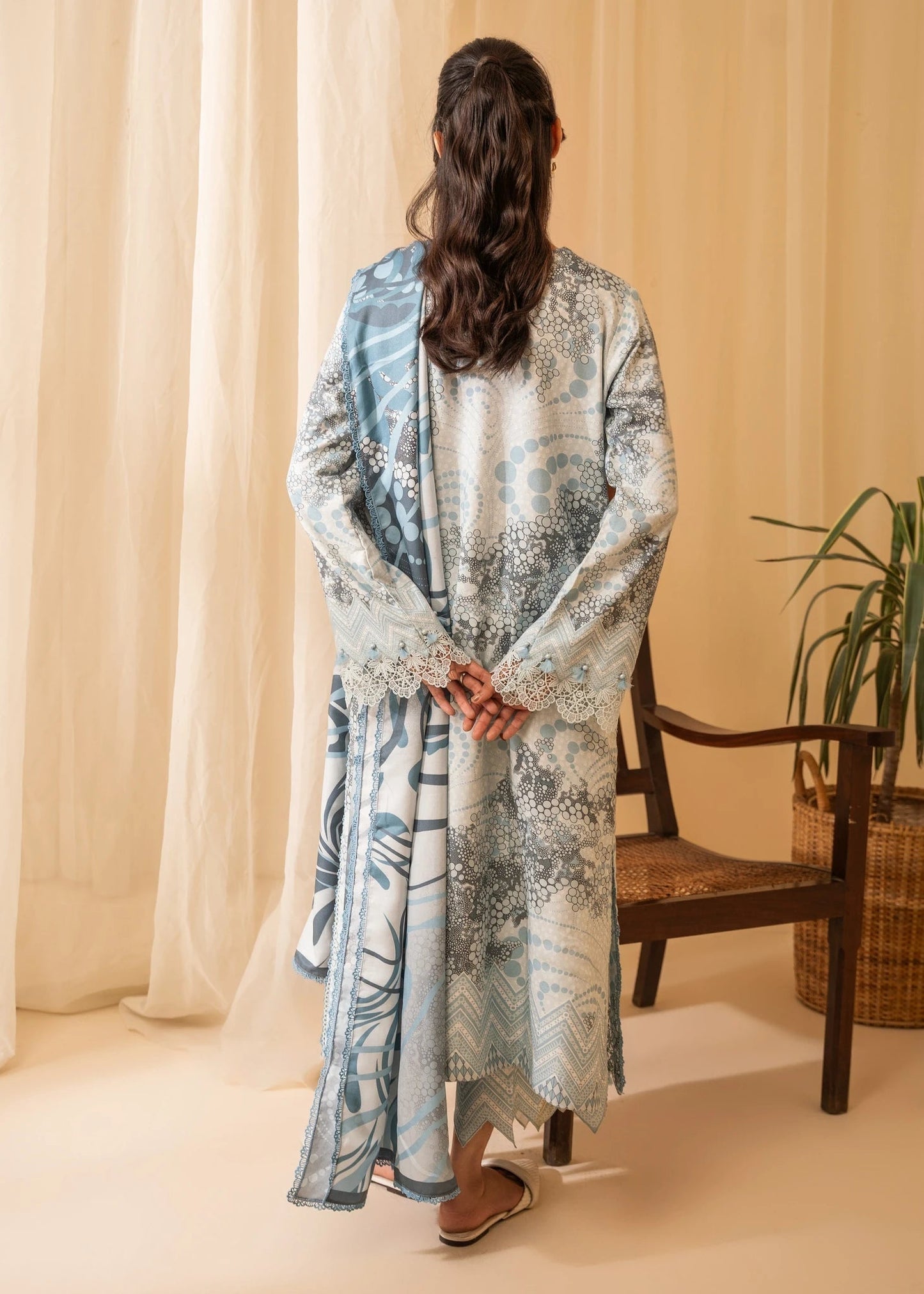 Nureh | Shades of Winter | ELINA (AZ-10) - Pakistani Designer Dress - by Nureh | Type: Ladies Clothes - 100% Original at Saira Sultan