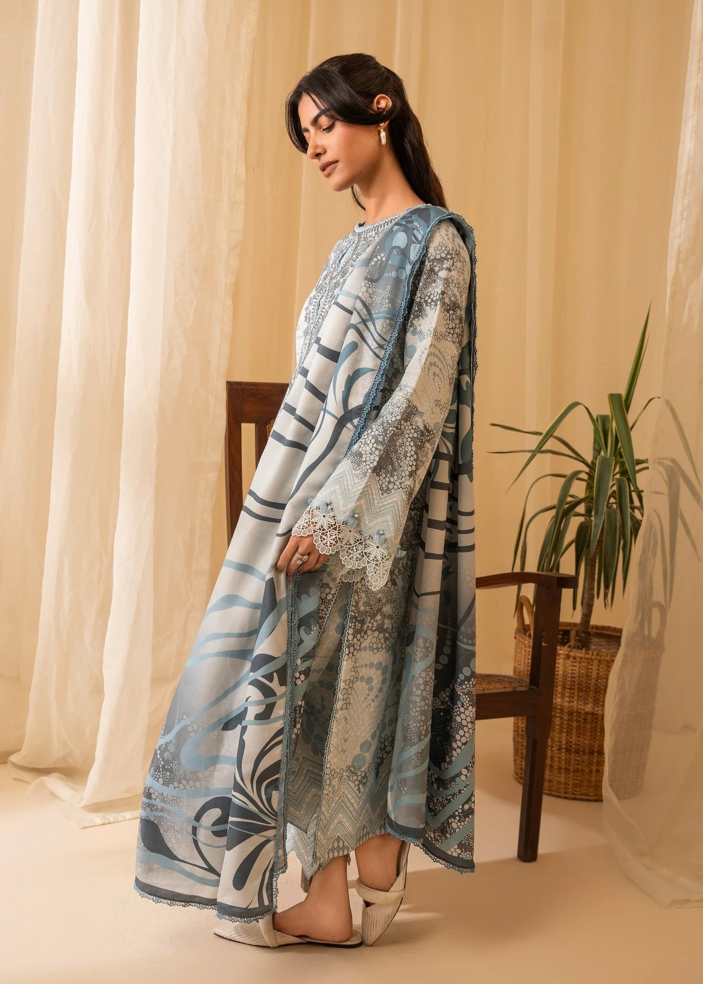 Nureh | Shades of Winter | ELINA (AZ-10) - Pakistani Designer Dress - by Nureh | Type: Ladies Clothes - 100% Original at Saira Sultan